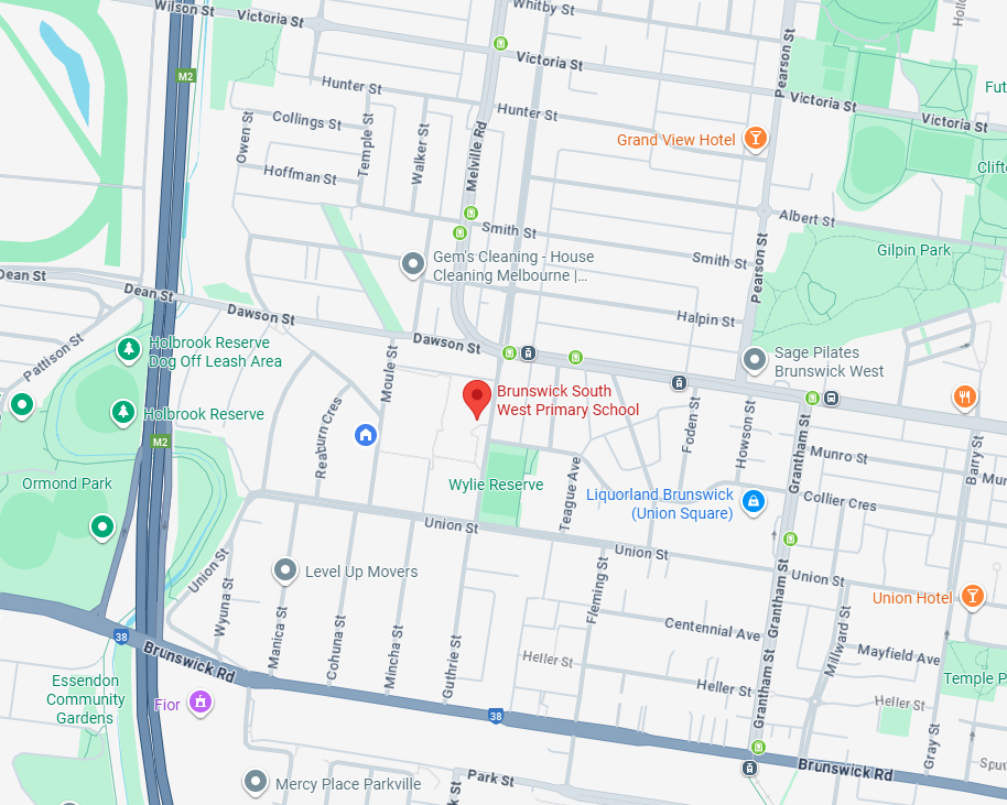 Map Brunswick Sth West PS